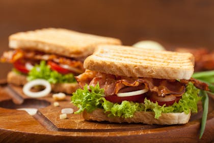 18. Quorn Vegetarian Bacon, lettuce and tomato sandwich