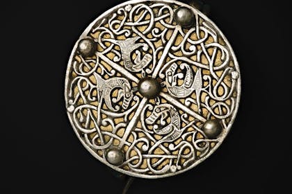An Anglo-Saxon disc brooch from the Galloway Hoard