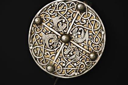 An Anglo-Saxon disc brooch from the Galloway Hoard