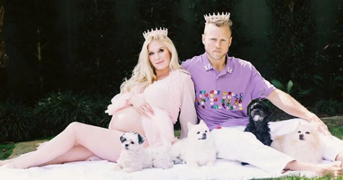 Heidi Montag gives birth surrounded by thousands of pounds' worth of