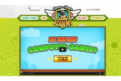Shaun’s Game Academy educational website