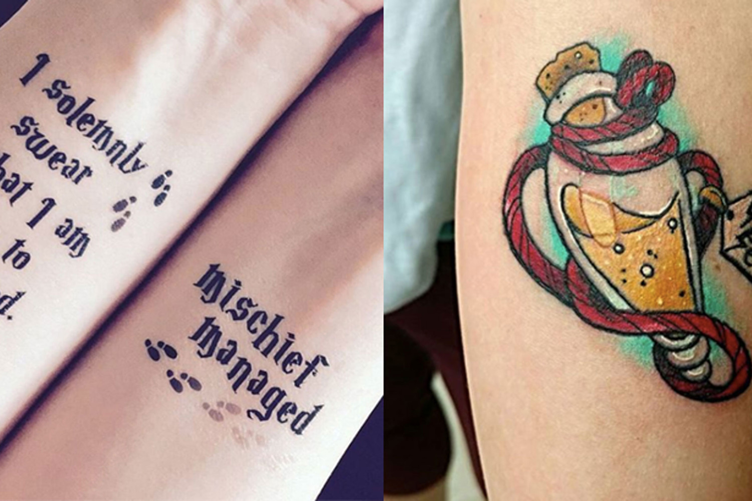 Neo Traditional Harry Potter Tattoo Designs 6  Tattoos Era