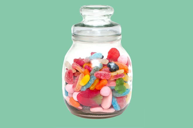 Jar of pick 'n' mix