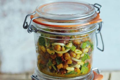 15. Chickpea salad jars