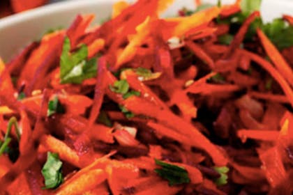 44. Carrot and beetroot salad