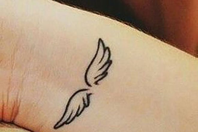 Wings miscarriage tattoo