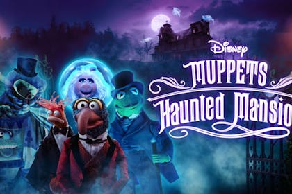 Promotional poster for Muppets Haunted Mansion