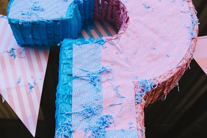 Gender reveal pinata