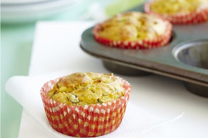 8. Courgette, feta and almond muffins
