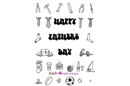 Free father's day picture - dad's things