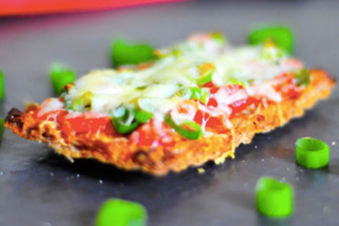 Cheese and tomato toast