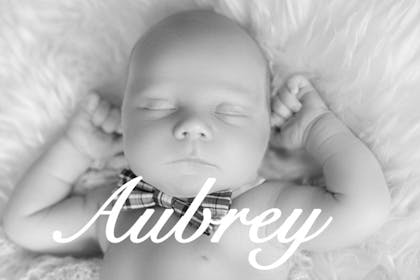 posh baby name Aubrey