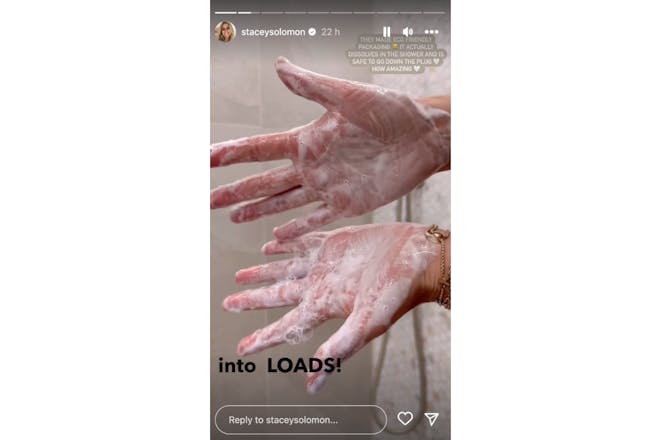 Shampoo sheets – the 'amazing' new hair product Stacey Solomon swears ...