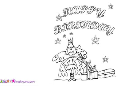 fairy birthday card