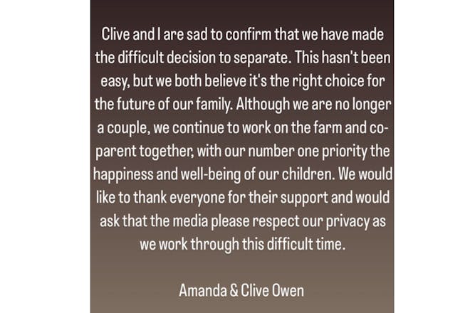 Amanda Owen statement