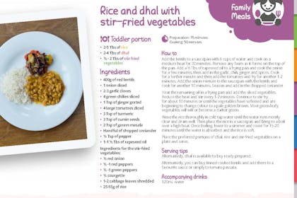 ITF rice and dhal