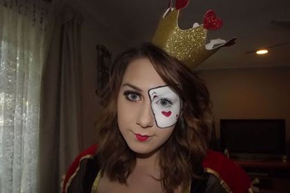 Queen of Hearts costume for World Book Day