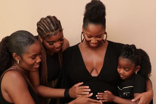 Jamelia and her three daughters