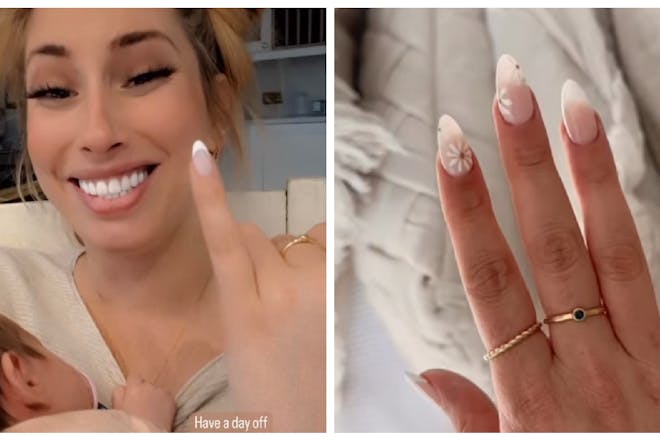 Stacey Solomon hits back after being mum-shamed for getting her nails ...