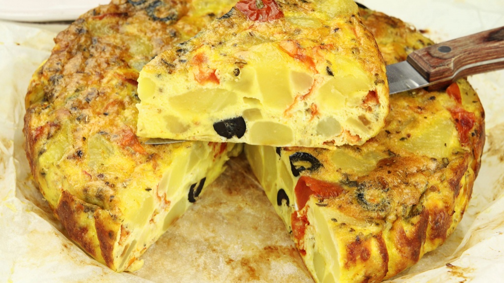 Cheesy Spanish omelette gluten free recipe recipe