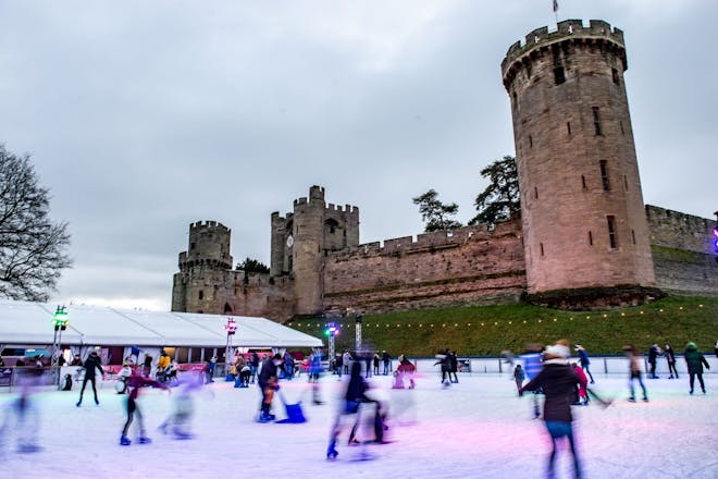 Ice rink at Warwick Castle