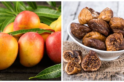 Fresh mango / dried figs