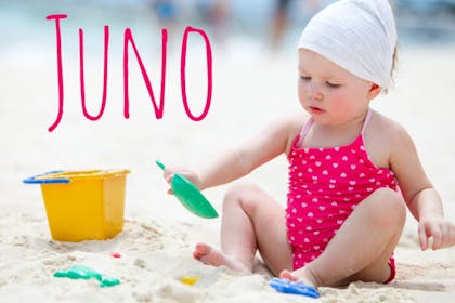 baby on beach - Juno baby name