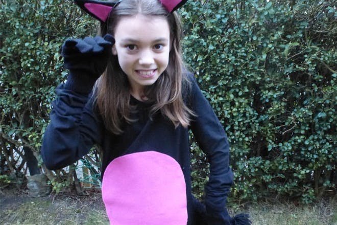 girl in cat costume