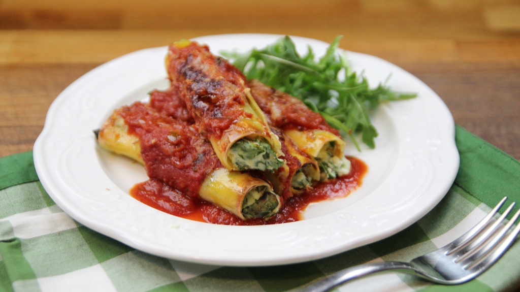 Spinach And Ricotta Cannelloni Recipe - Netmums