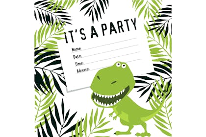 dinosaur party invitation