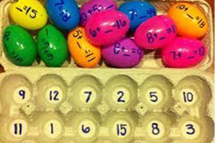 Maths eggs