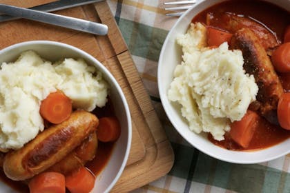 9. Smoky sausage casserole