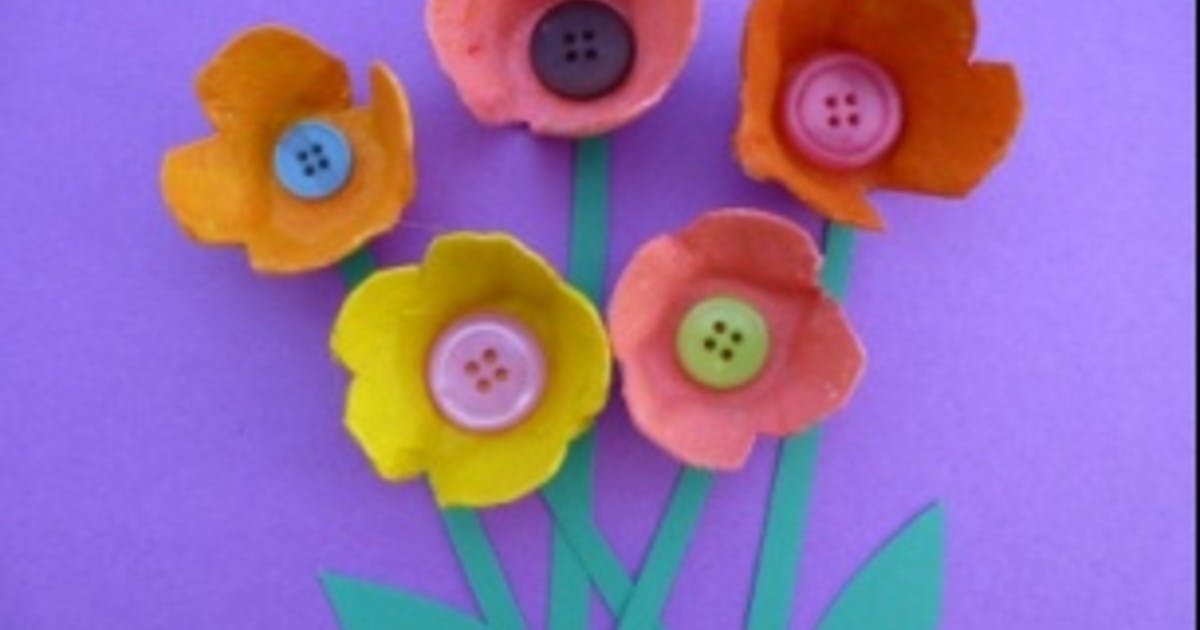 How To Make Egg Box Flowers Easy StepByStep Instructions Netmums