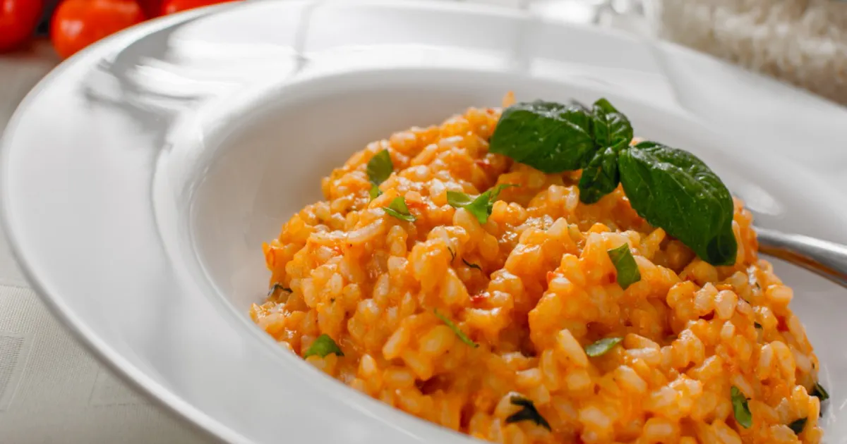 Creamy red pepper risotto recipe - Netmums