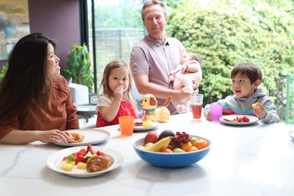 Family eating