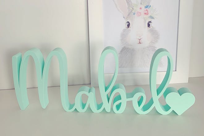 freestanding baby name sign