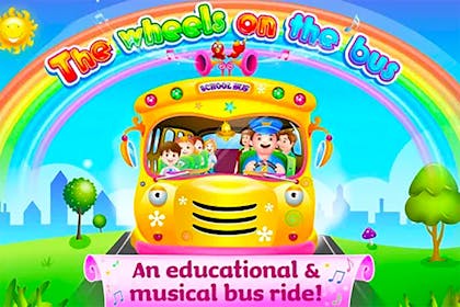 Screenshot of Wheels on the Bus educational app