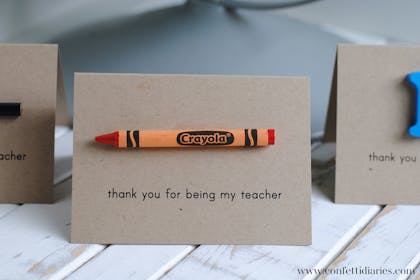 homemade thank you cards for teachers