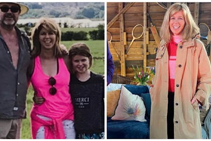 Kate Garraway and her family 