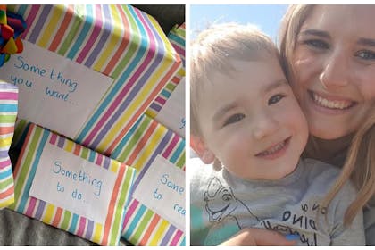 Presents | Kirsty with son Oliver