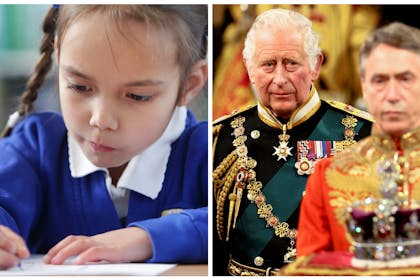 School pupil / Prince Charles at Queen's Speech