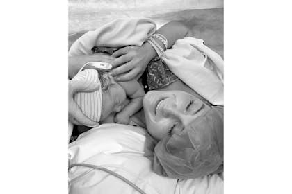 Meghan Trainor and baby
