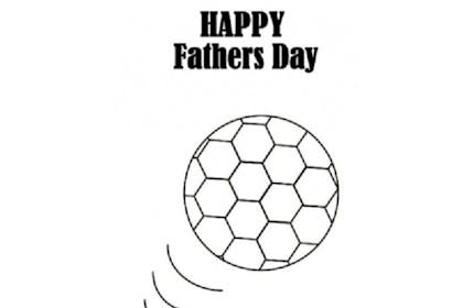 Happy Father's Day - football