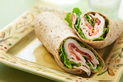94. Turkey and cranberry wrap