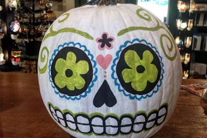 skull pumpkin