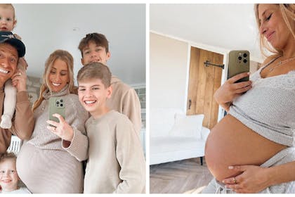 Stacey Solomon and family / Stacey's emotional tribute to bump