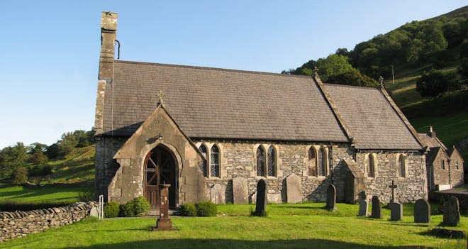 One of the beautiful churches offering overnight stays, or champing