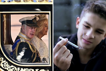 King Charles / teenager smoking