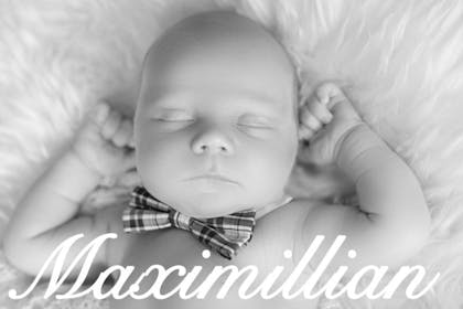 posh baby name Maximillian