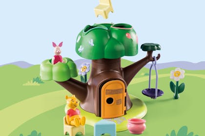 Playmobil 1.2.3 Disney Winnie The Pooh Treehouse playset